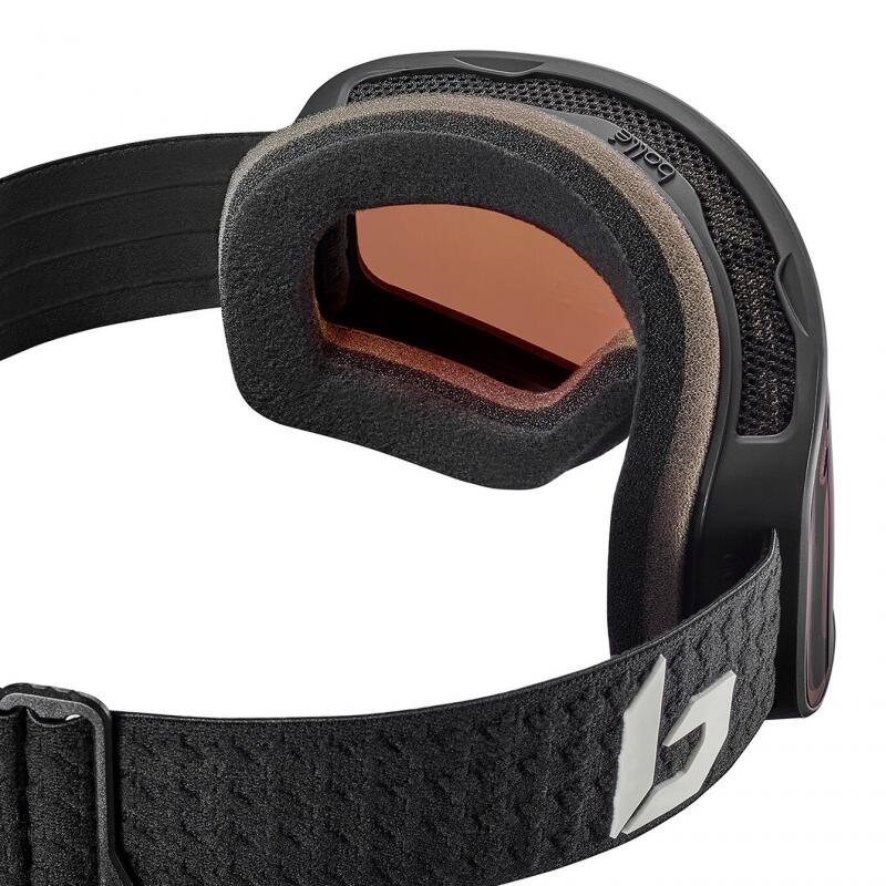 BOLLE Masque de ski NEVADA - couleur BLACK CROSS MATTE / ecran PHANTOM 3/3