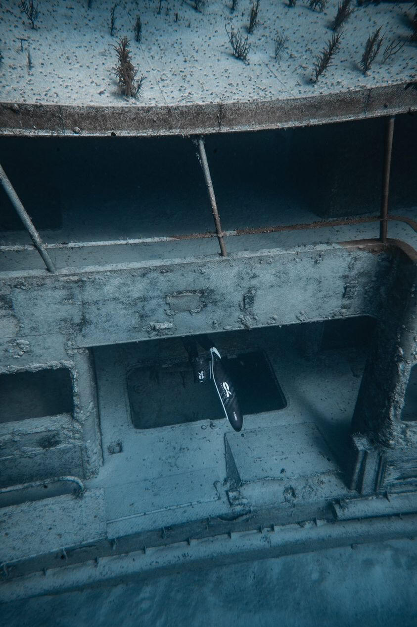 Pinne lunghe da Apnea L-1090 Apnea durezza 30 con pala in fibra di carbonio 6/6