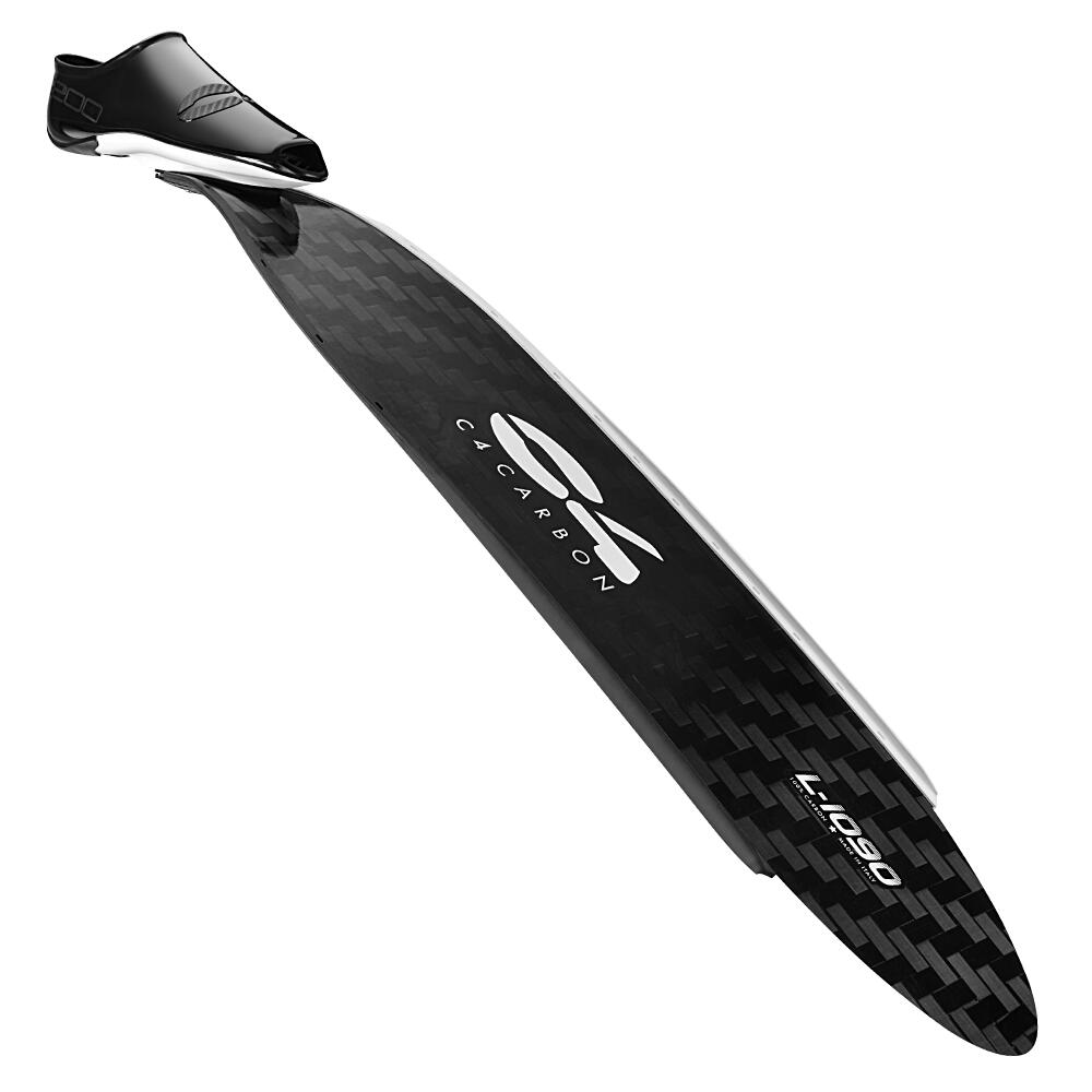 Pinne lunghe da Apnea L-1090 Apnea durezza 30 con pala in fibra di carbonio 2/6