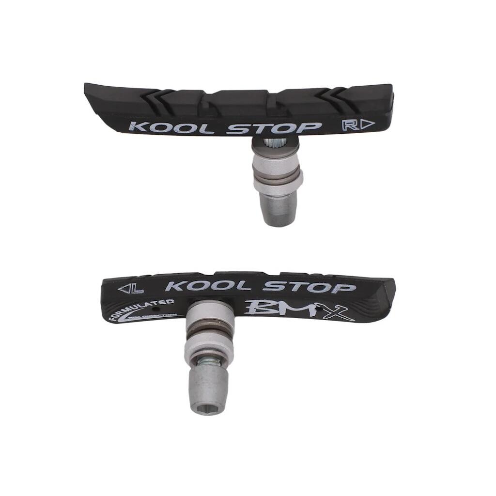 BMX Threaded Bicycle Brake Pads Black 1/4