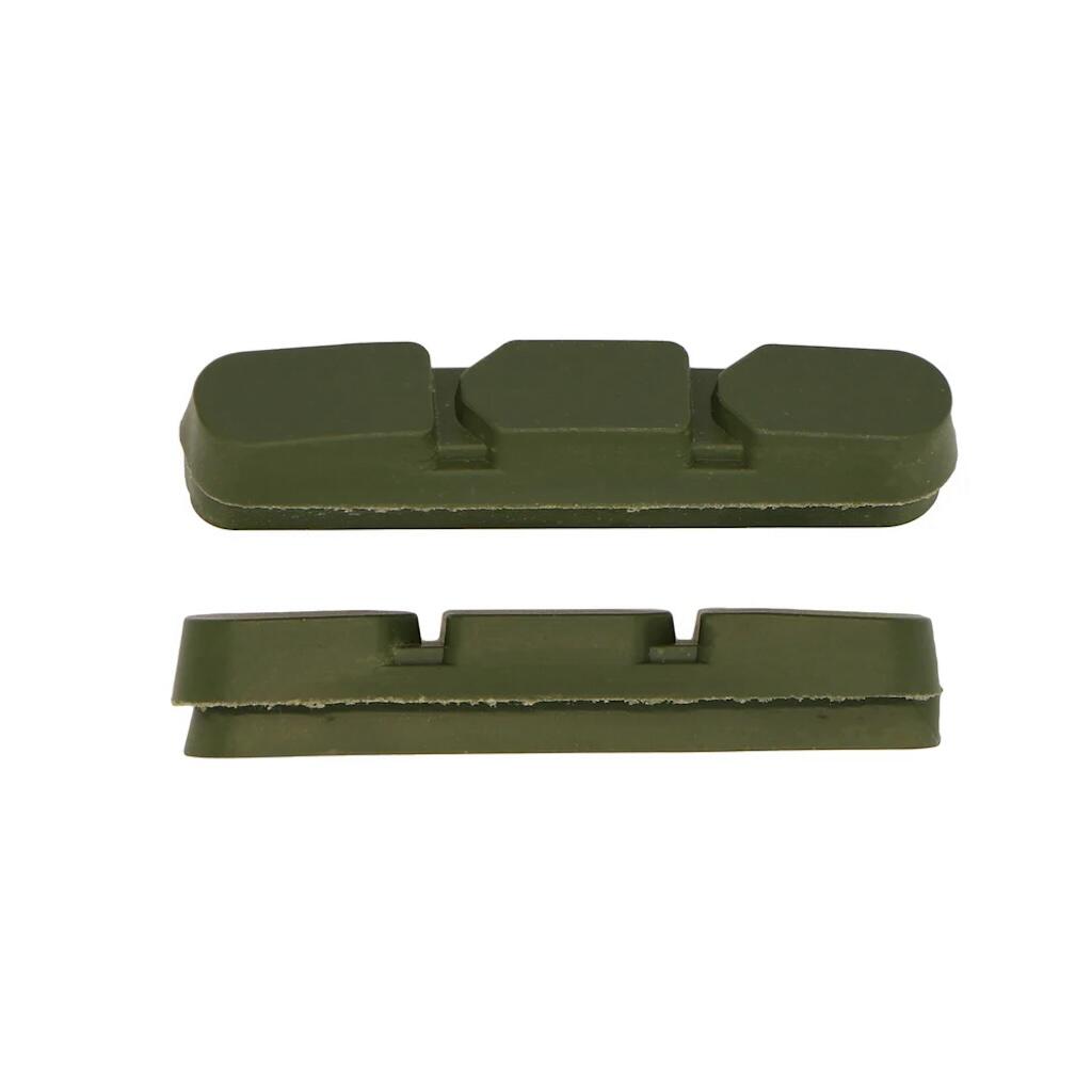 KOOL-STOP Campi Super Record Bicycle Brake Pad Inserts Ceramic Green