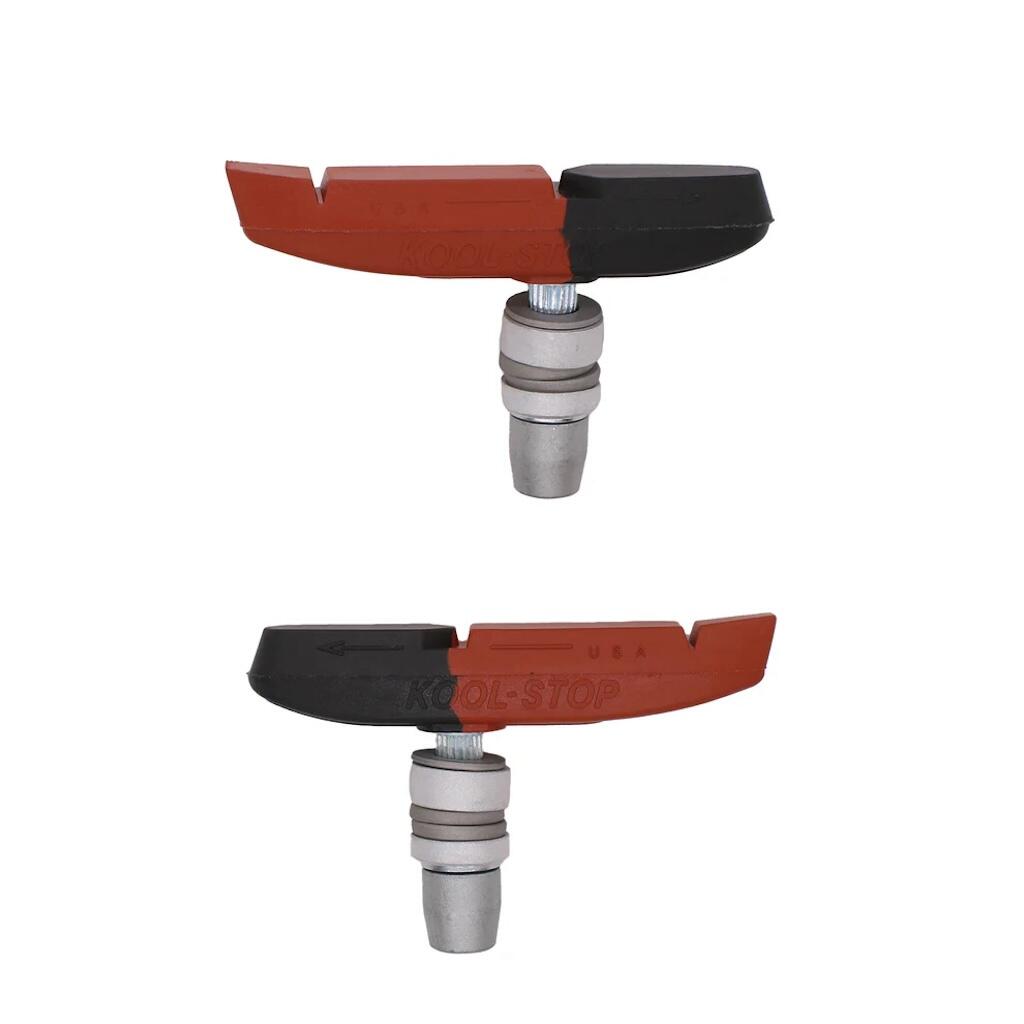 KOOL-STOP Supra 2 Threaded Bicycle Brake Pads Dual Compound