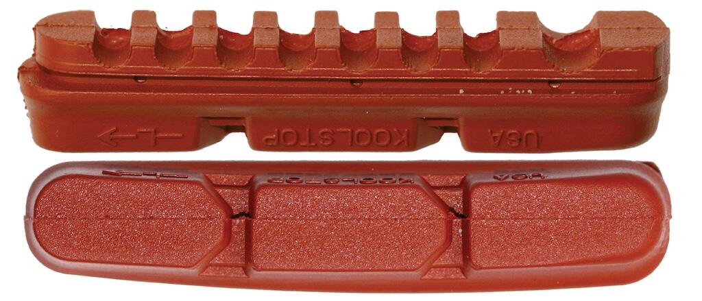Dura 2 Bicycle Brake Pad Bicycle Brake Pad Inserts Salmon 2/4