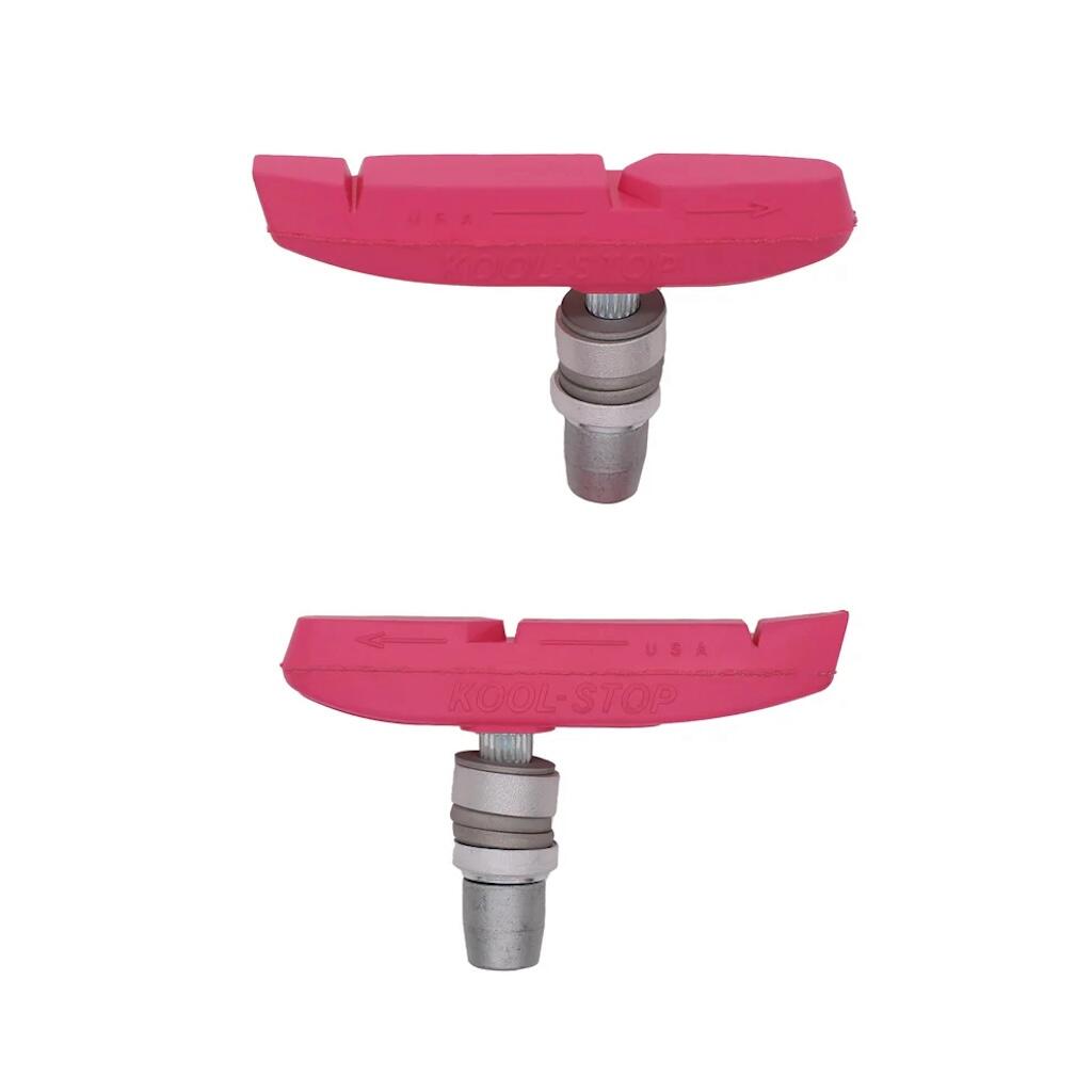 KOOL-STOP Supra 2 Threaded Bicycle Brake Pads Pink