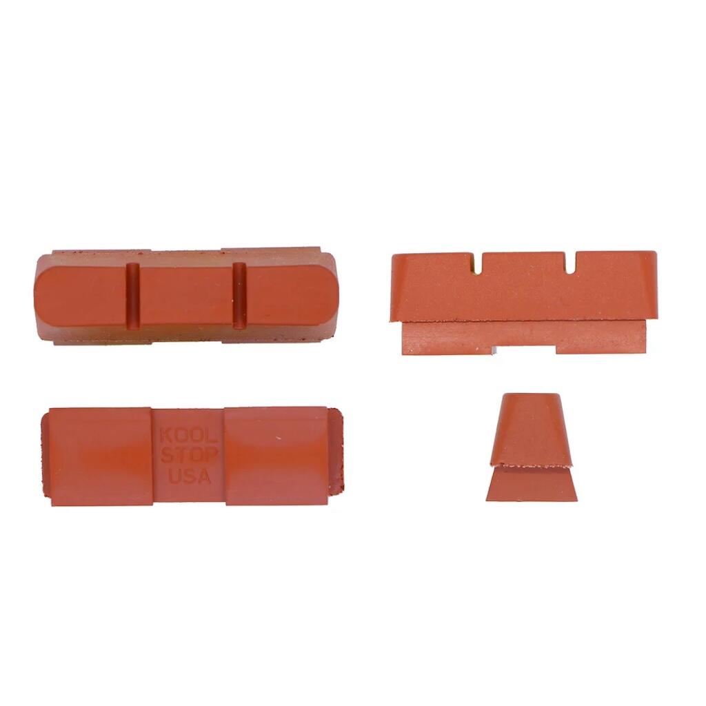 KOOL-STOP Suntour Superbe Bicycle Brake Pad Inserts Salmon