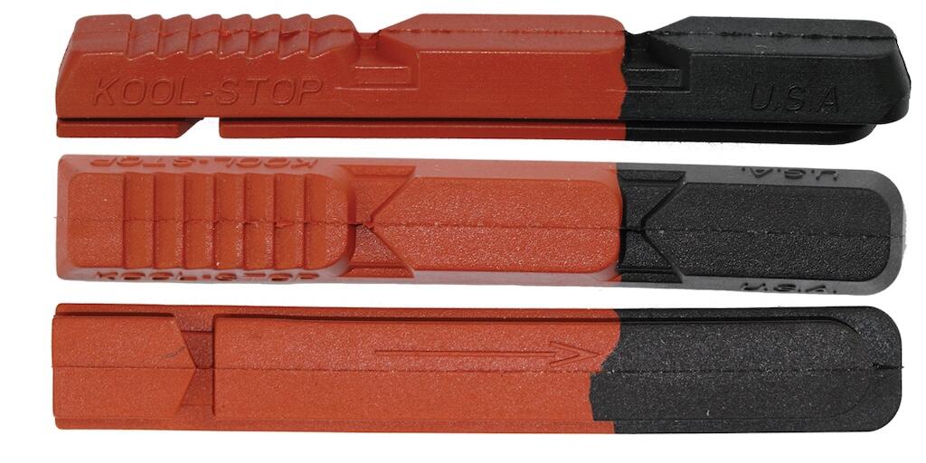 V2 Bicycle Brake Pad Inserts Dual Compound 2/4