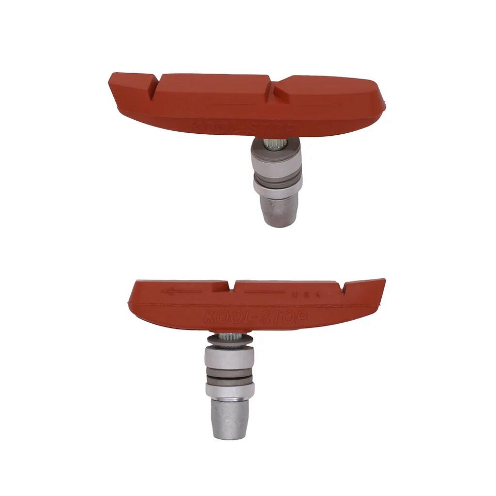 KOOL-STOP Supra 2 Threaded Bicycle Brake Pads Salmon