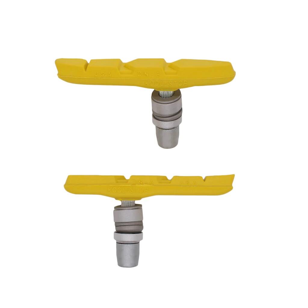 KOOL-STOP Thinline Threaded Bicycle Brake Pads Yellow