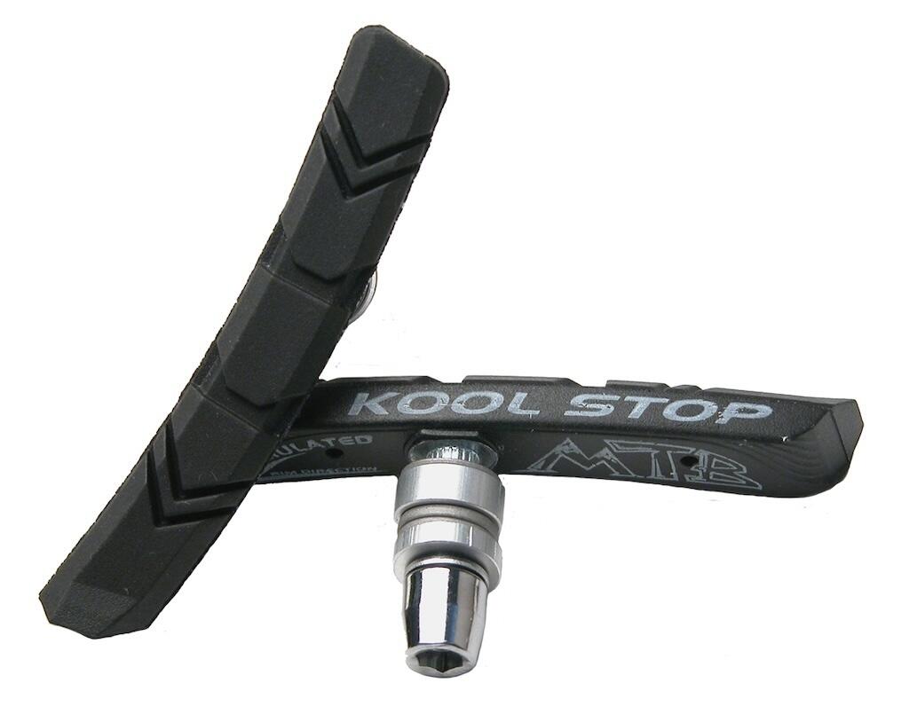 MTB Threaded Bicycle Brake Pads Black 3/5