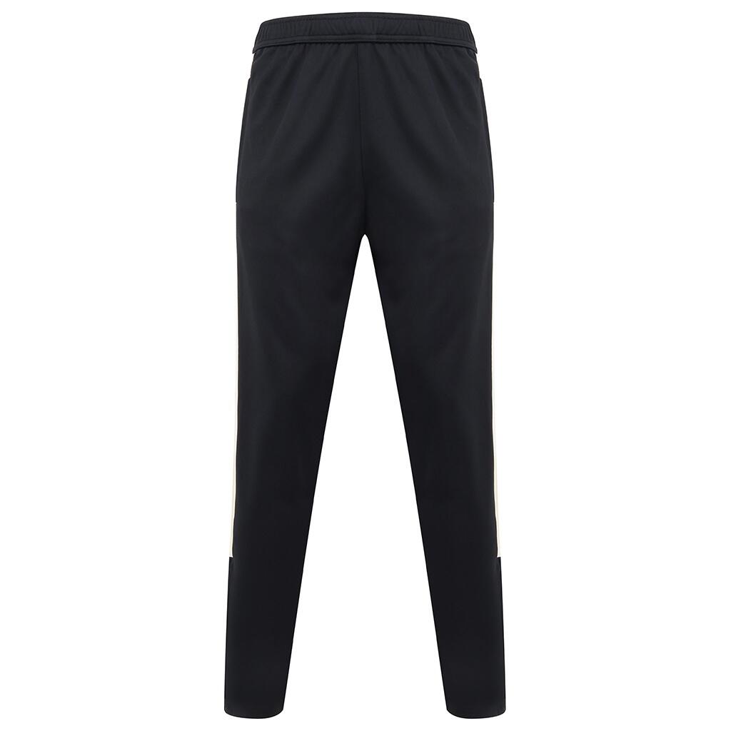 FINDEN & HALES Mens Knitted Tracksuit Pants (Navy/White)