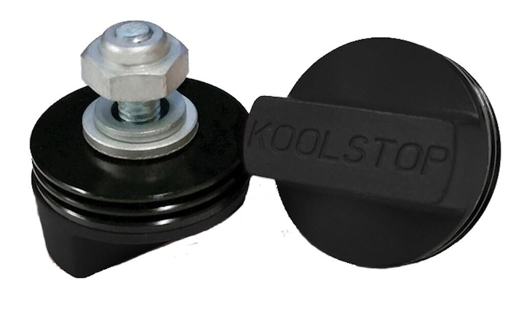 International Cooling Fins Bicycle Brake Pads Black Compound Black Metal 1/6