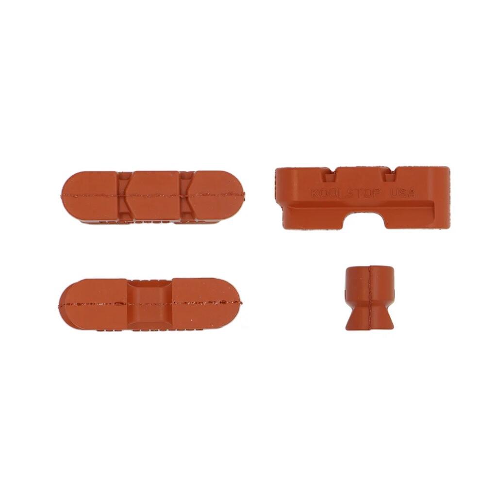 Campi Chorus Replacement Bicycle Brake Pads Salmon 1/5