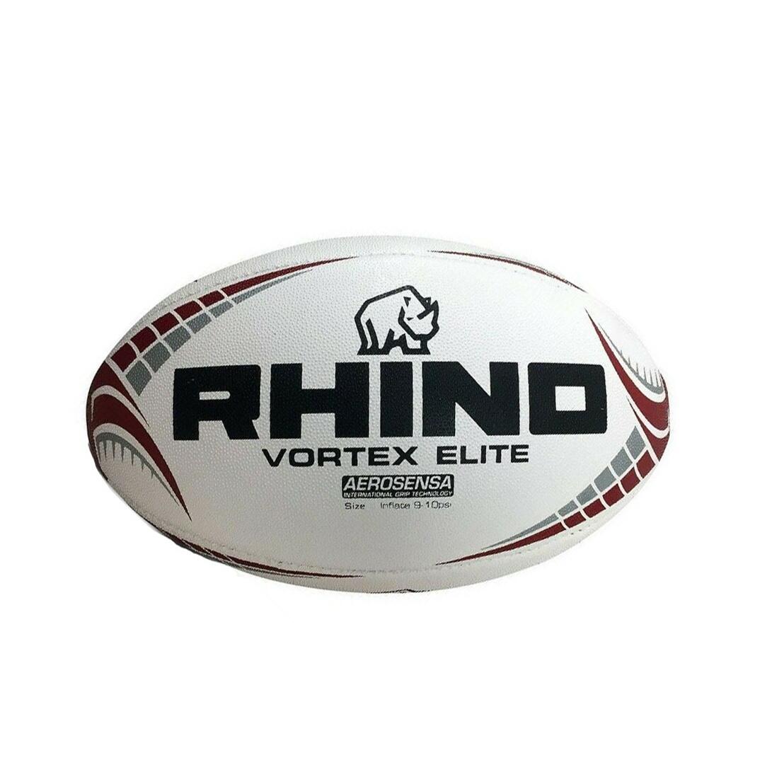 Palla Da Rugby Rhino Vortex Elite Bianco 2/3