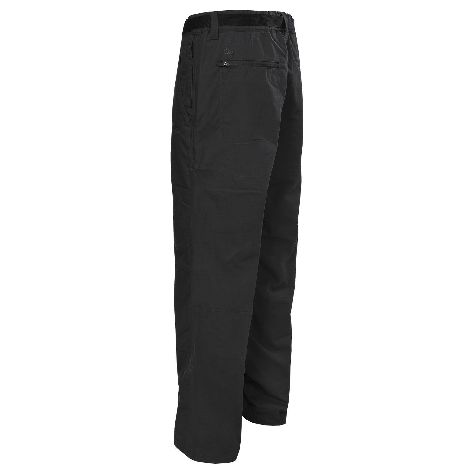 Mens Clifton Water Repellent Trousers (Black) 2/5