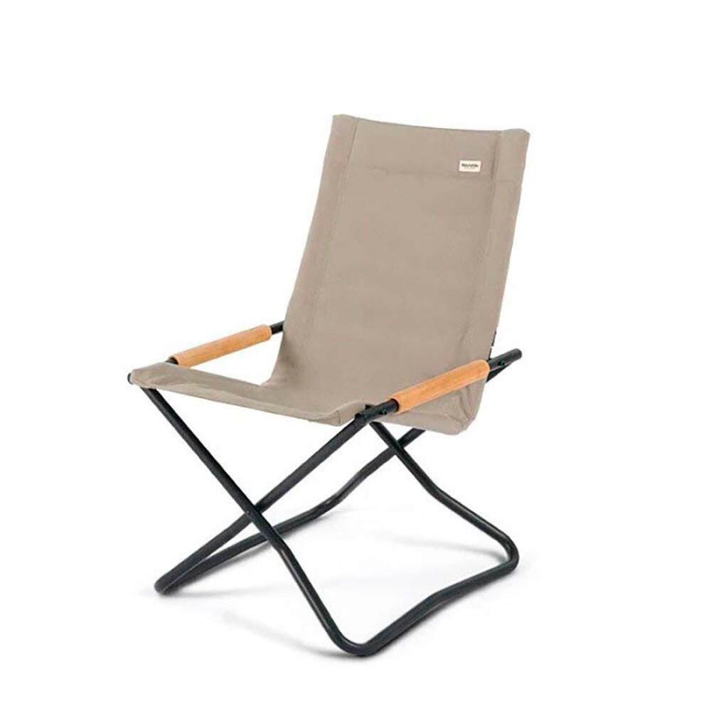 Silla Plegable Camping Playa Naturehike Super Cómoda Khaki 1/3