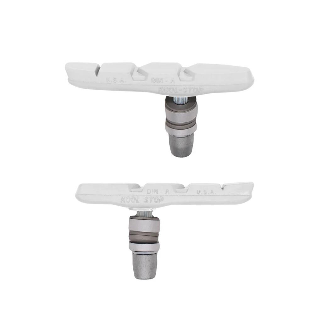 KOOL-STOP Thinline Threaded Bicycle Brake Pads White