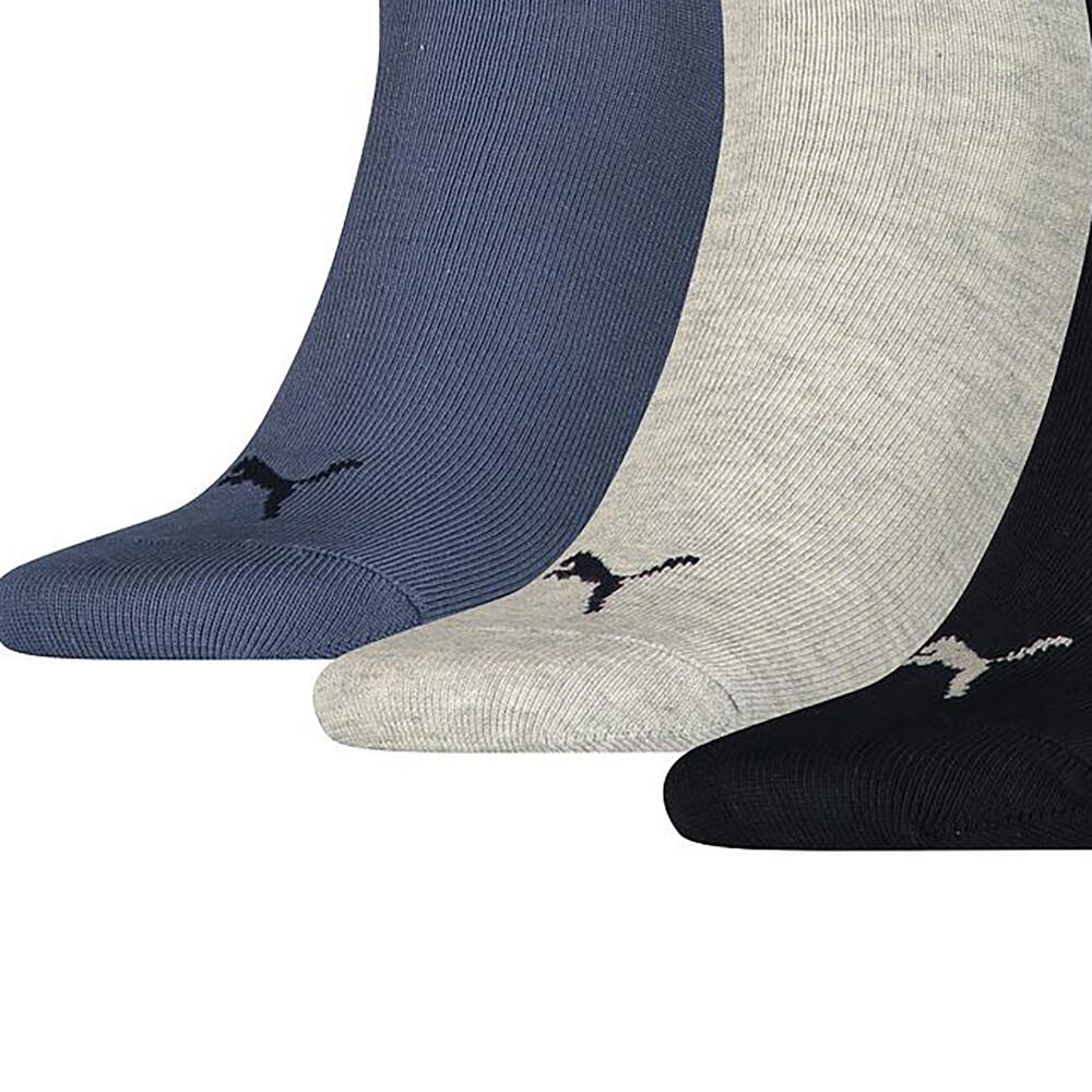 Unisex Adult Quarter Training Ankle Socks (Pack of 3) (Navy/Black/Light Grey) 2/3