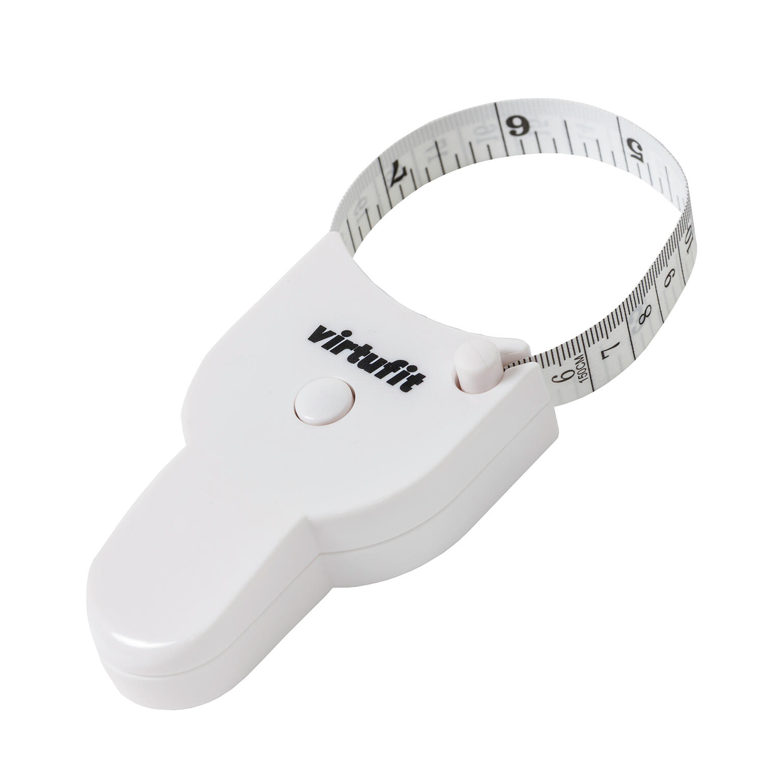 Virtufit - Jauge De Circonférence  - Ruban À Mesurer - 150 Cm - Curvimètre - Blanc - Taille Unique - Decathlon