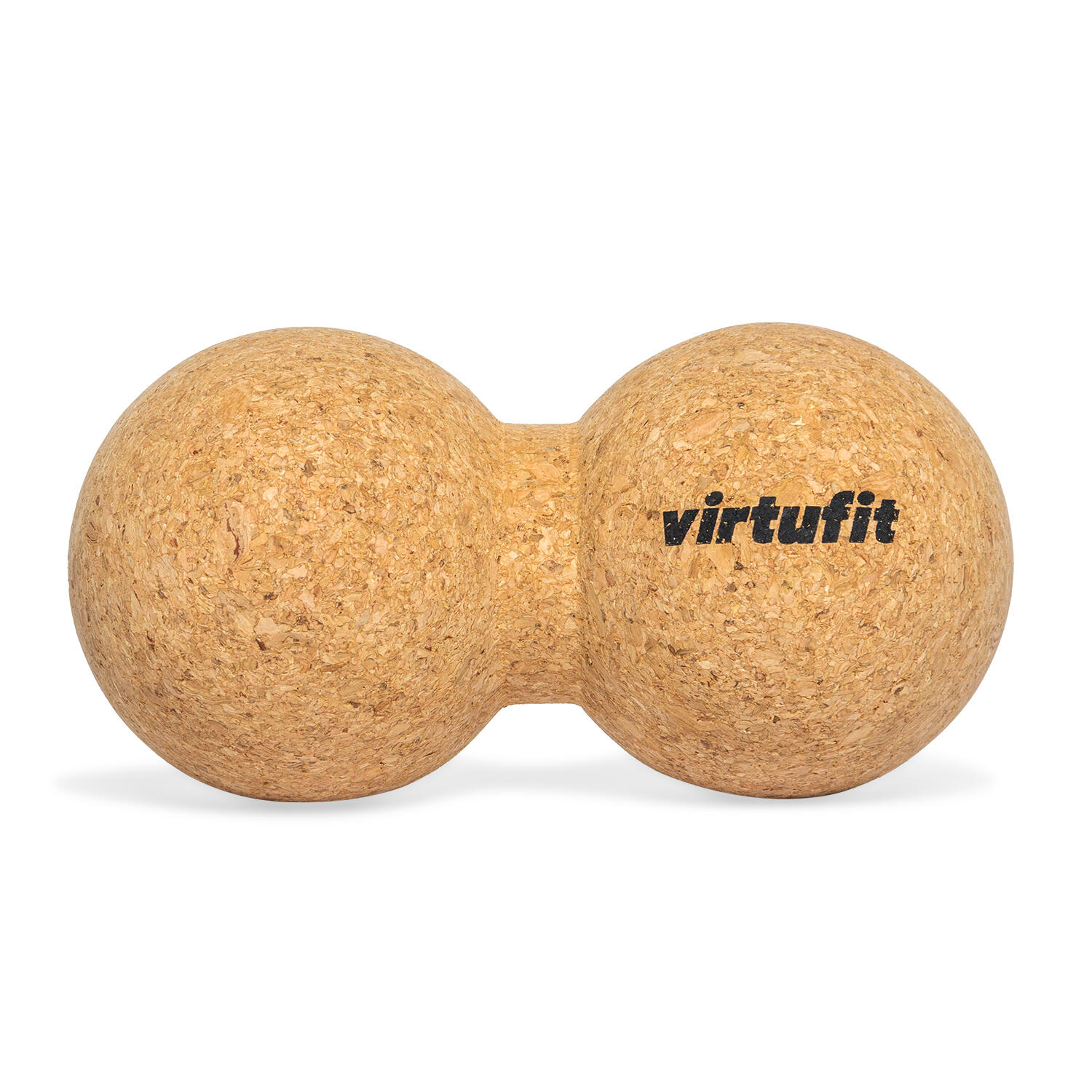VIRTUFIT A De Maní De Corcho Premium - Bola De Masaje Doble - Ecológico