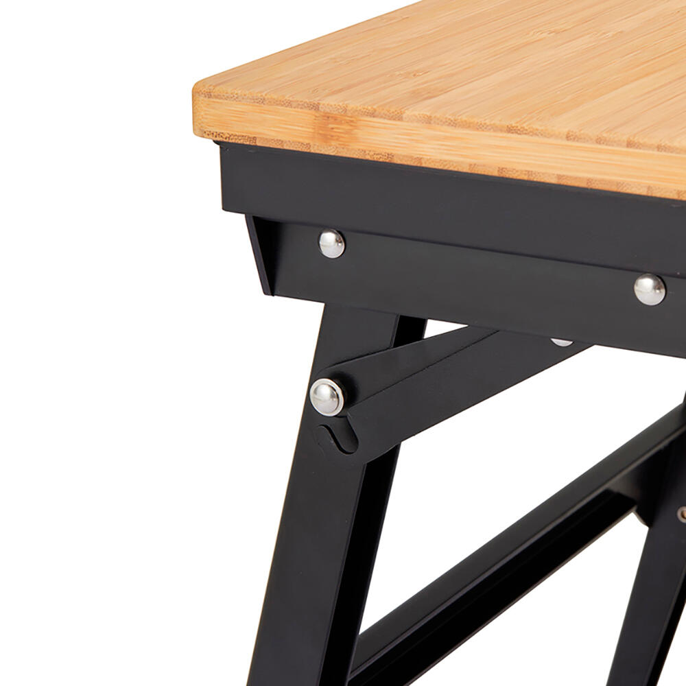 Mesa plegable Extensible de Bambú y Aluminio NATUREHIKE 2/5