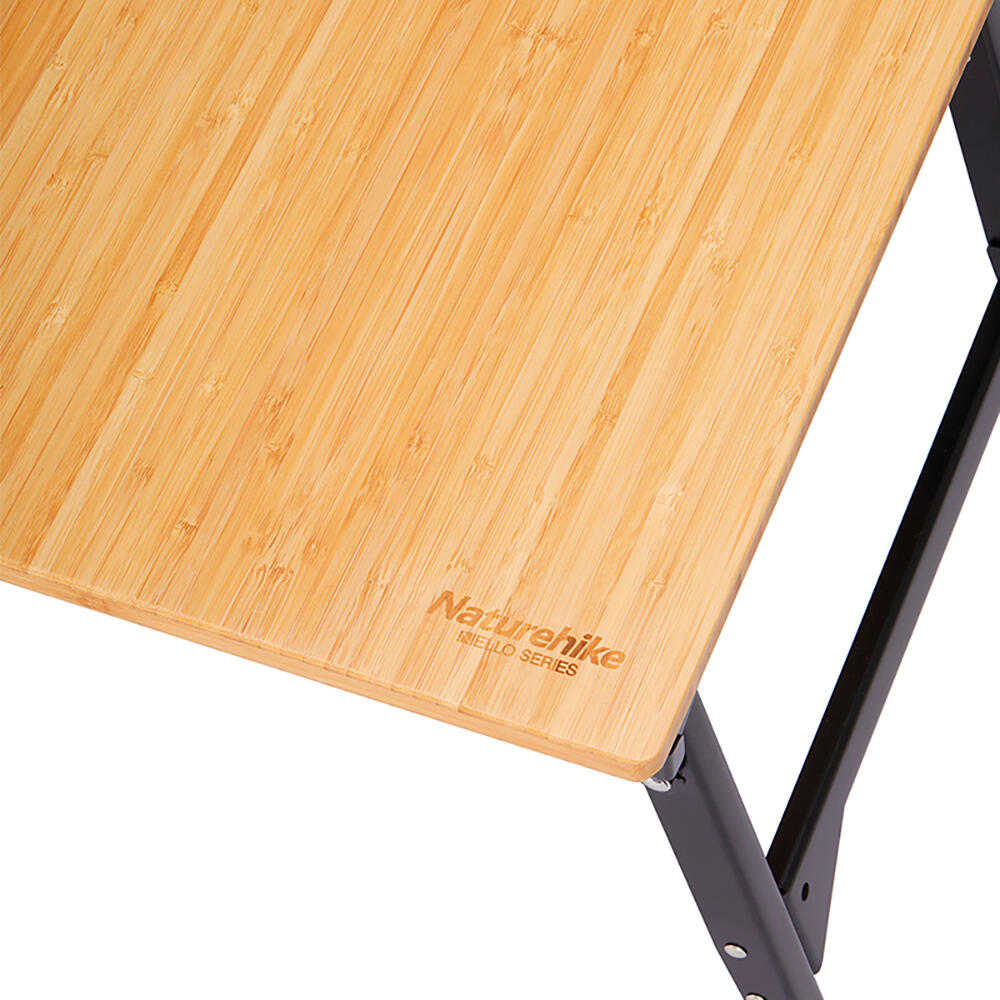 Mesa plegable Extensible de Bambú y Aluminio NATUREHIKE 3/5