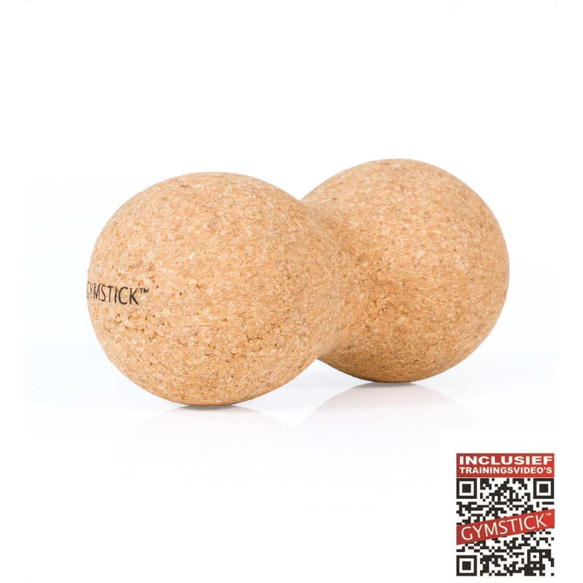 Gymstick - Active Fascia Doubleball Liège - Balle De Massage - Marron - Taille Unique - Decathlon