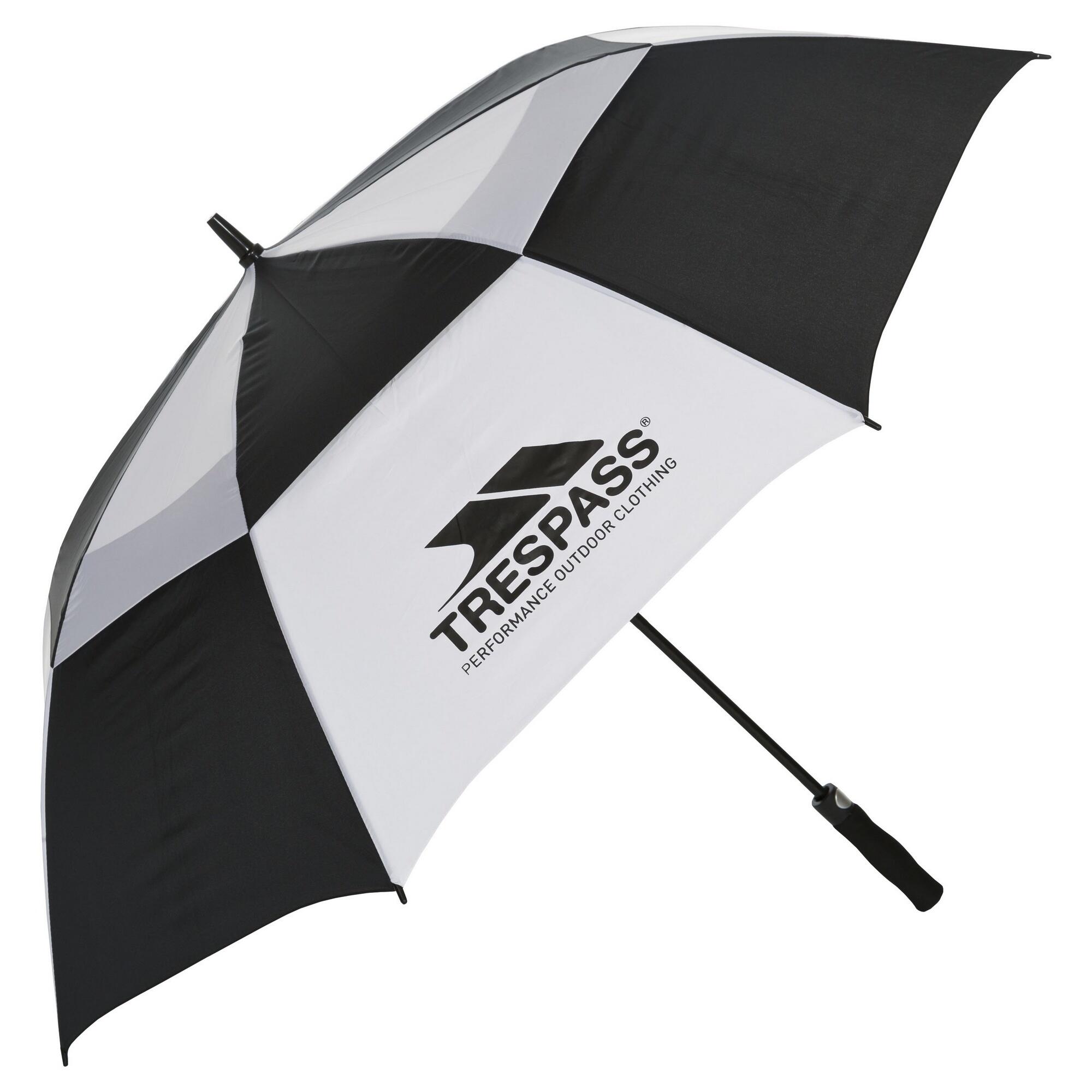 TRESPASS Ombrello Da Golf Trespass Catterick Automatic Nero/Bianco
