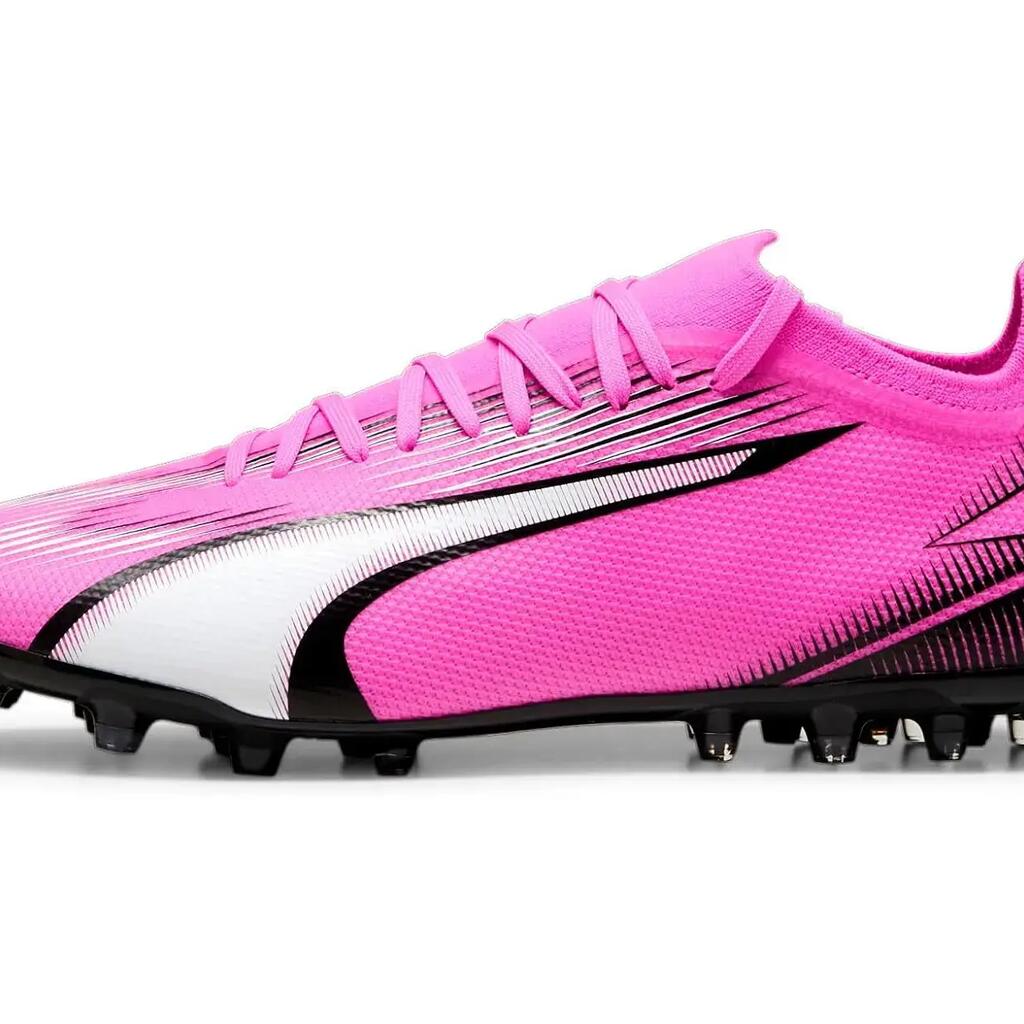 Chaussures à crampons pour hommes Puma Ultra match mg rose