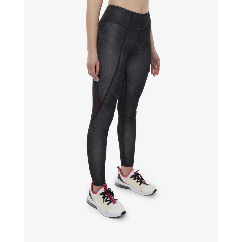 Leggings de fitness synthétiques noirs pour femmes