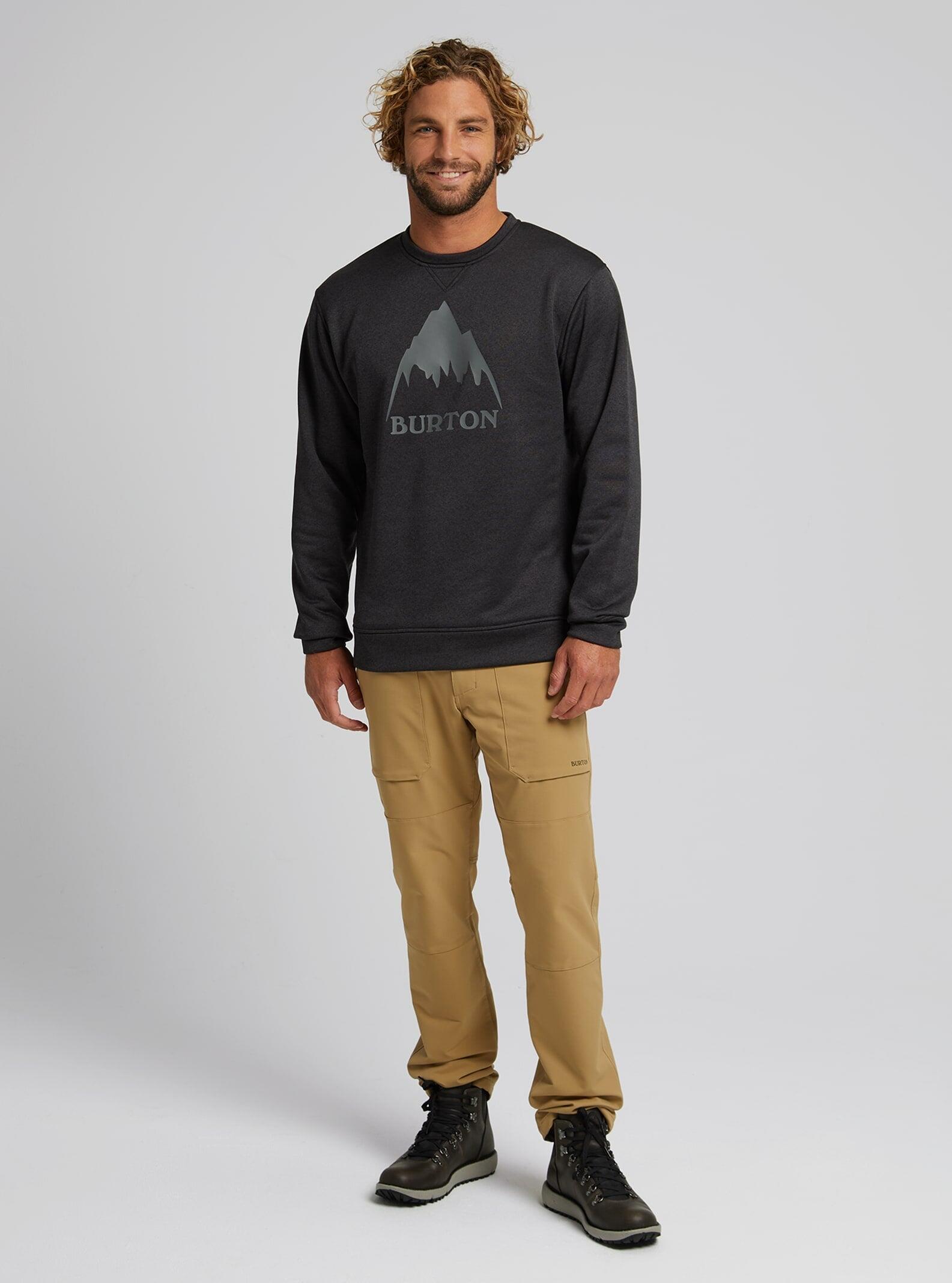 Camisola Técnica Oak Pullover Crew - Preto 3/4