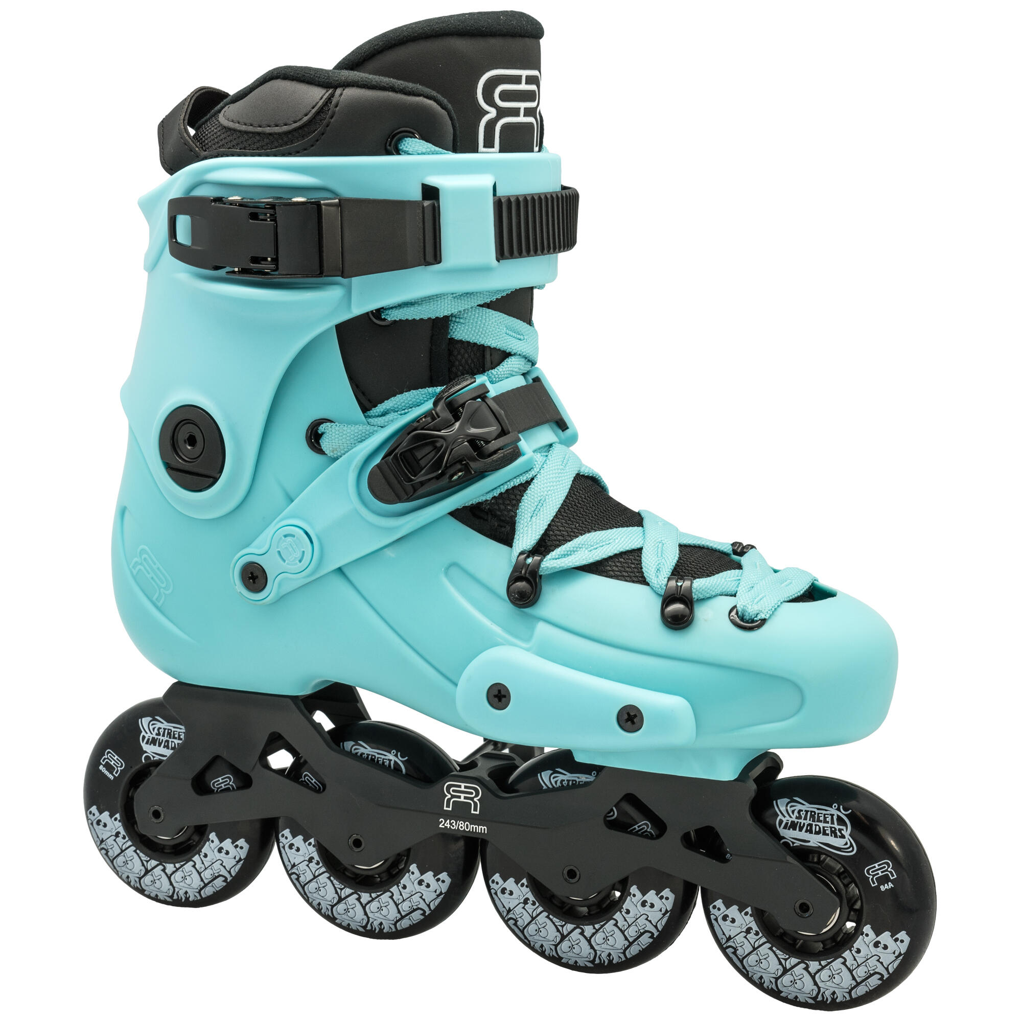 FR SKATES FR 1 80 Unisex In-Line Fitness, FreeStyle & FreeRide Skates - Light Blue