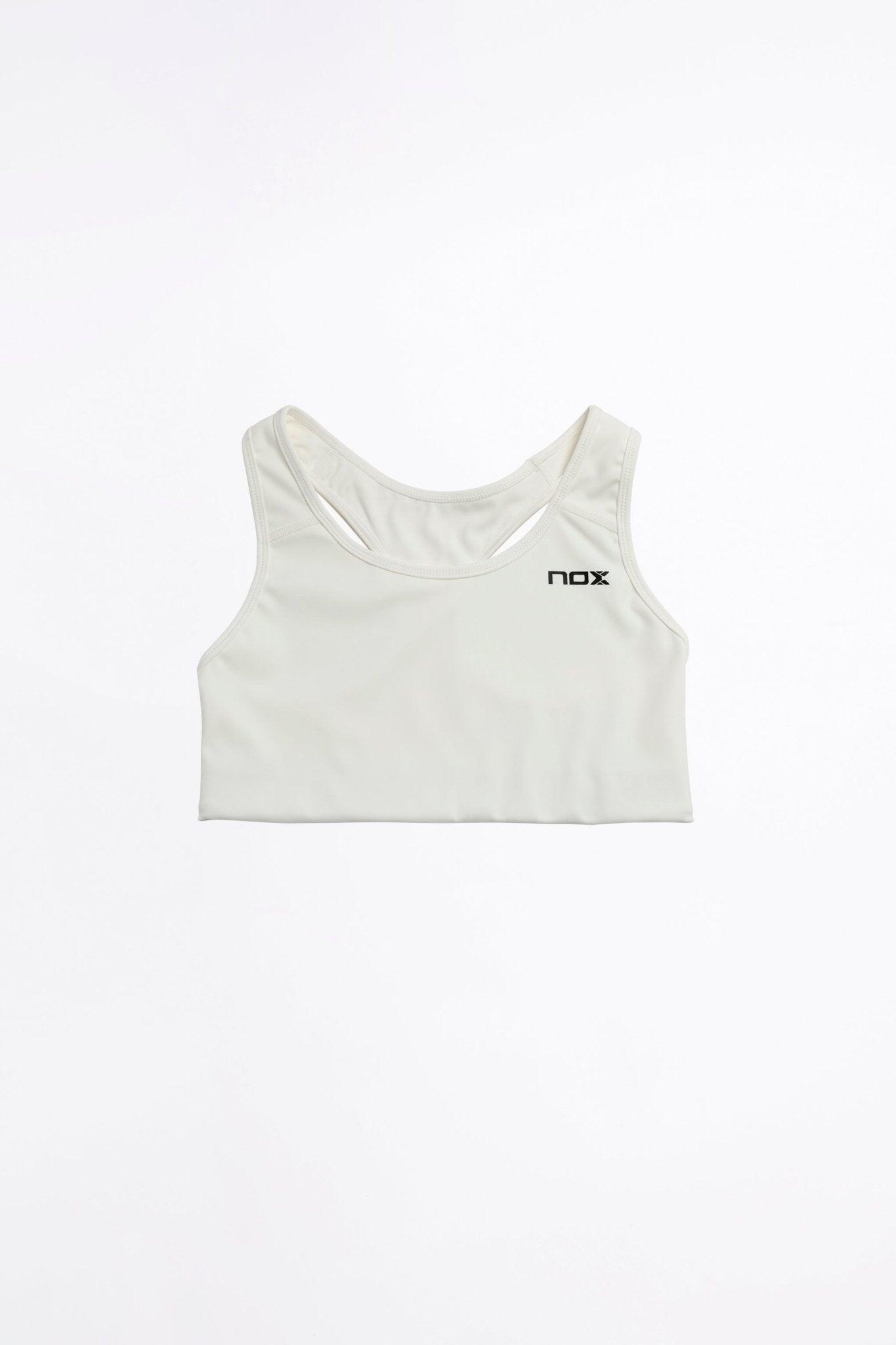 Reggiseno sportivo donna PRO bianco 3/5