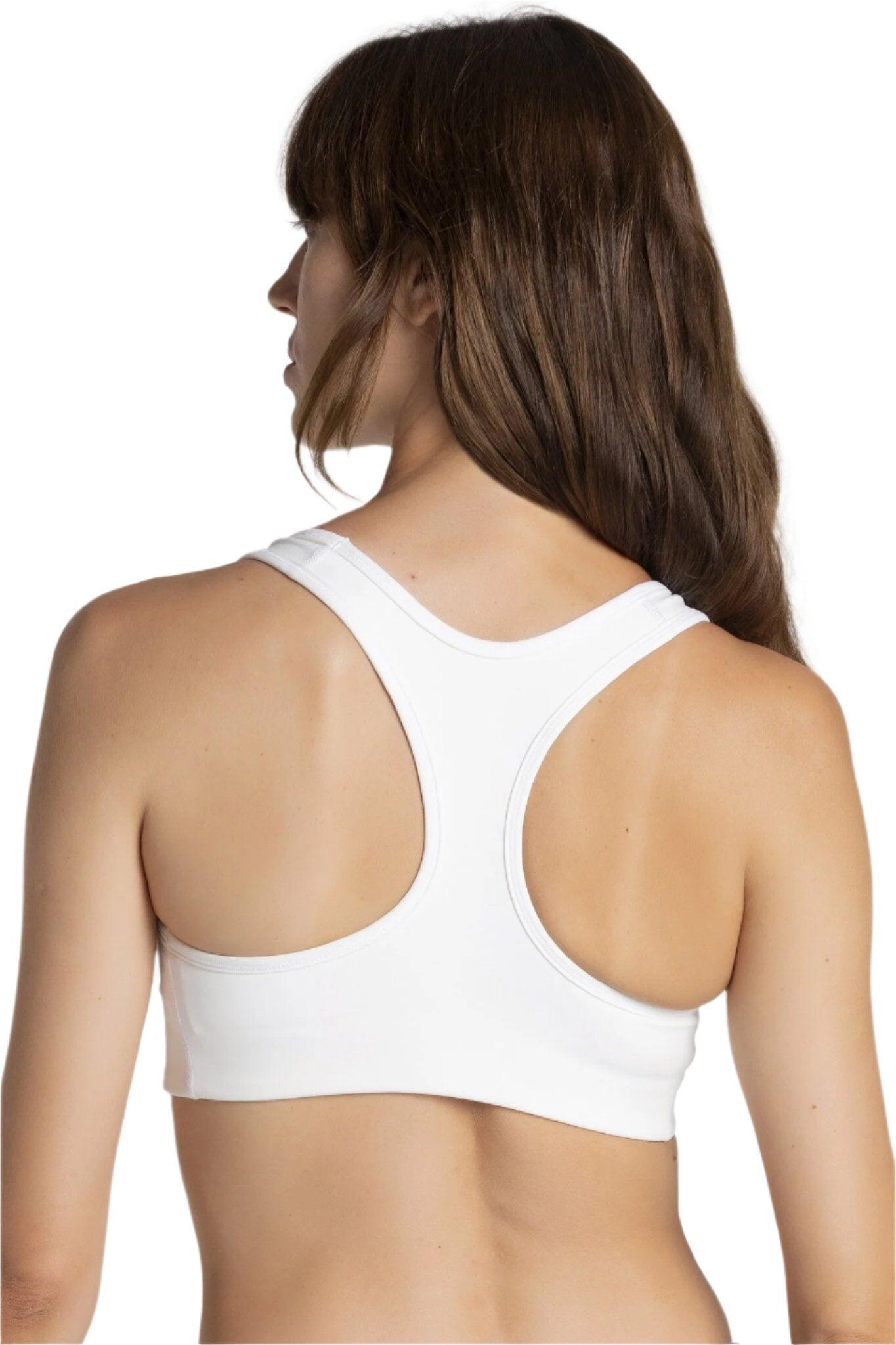 Reggiseno sportivo donna PRO bianco 2/5