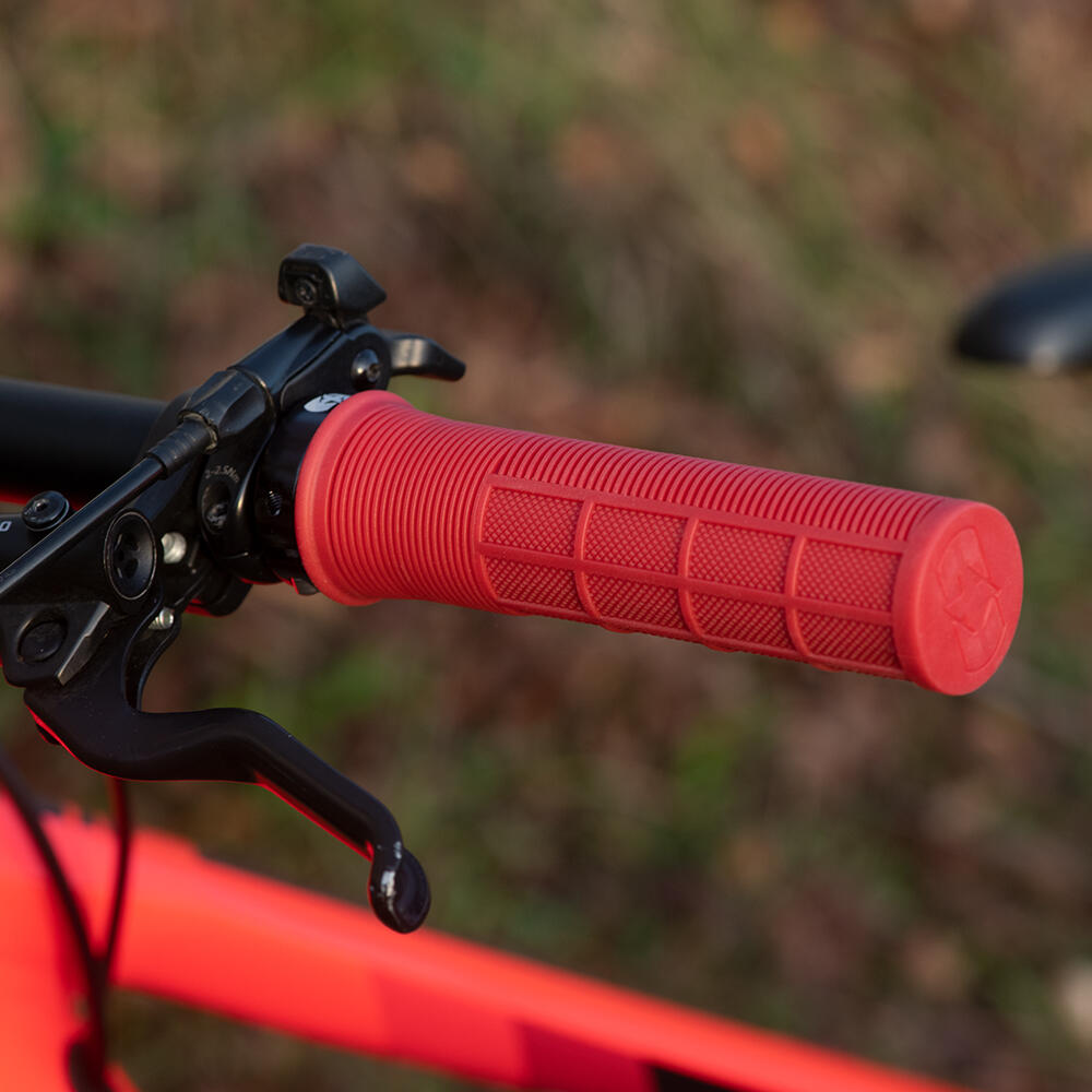 Oxford Driver Lock-on MTB Grips Red 5/7
