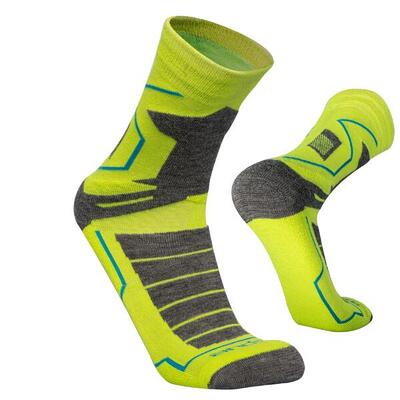 Alpaka Merino Wandersocken VECTOR Gepolsterte Trekking Thermosocken Unisex.