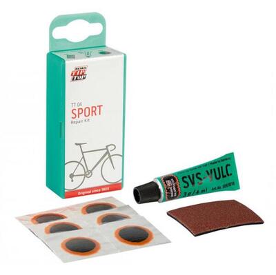 Sport tube repair kit om op te hangen voor display tip top tt04