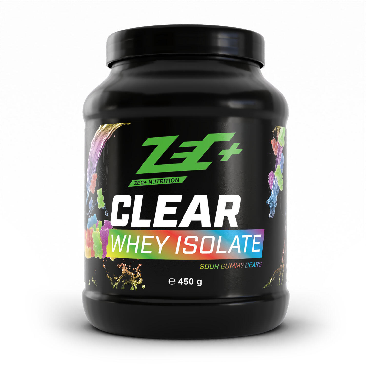 ZEC+ NUTRITION Zec+ Clear Whey Isolate (450g) Sour Gummy Bears - Proteine
