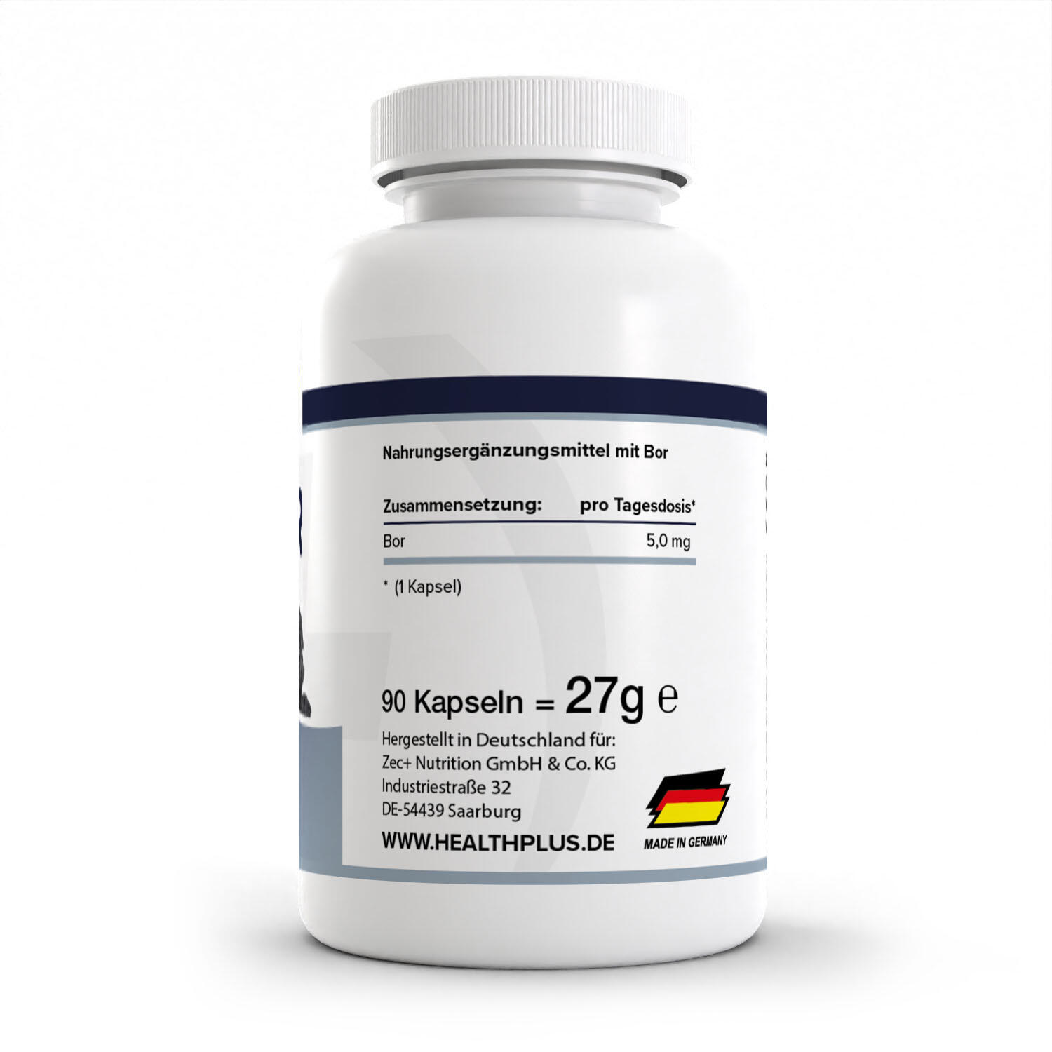 Zec+ Health+ Bor (90 Caps) Unflavoured - Vitamines, minéraux et santé - Minéraux 2/3
