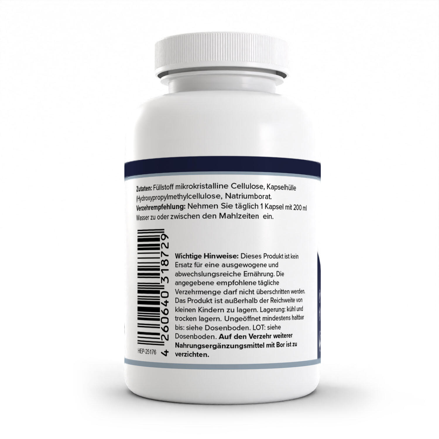 Zec+ Health+ Bor (90 Caps) Unflavoured - Vitamines, minéraux et santé - Minéraux 3/3