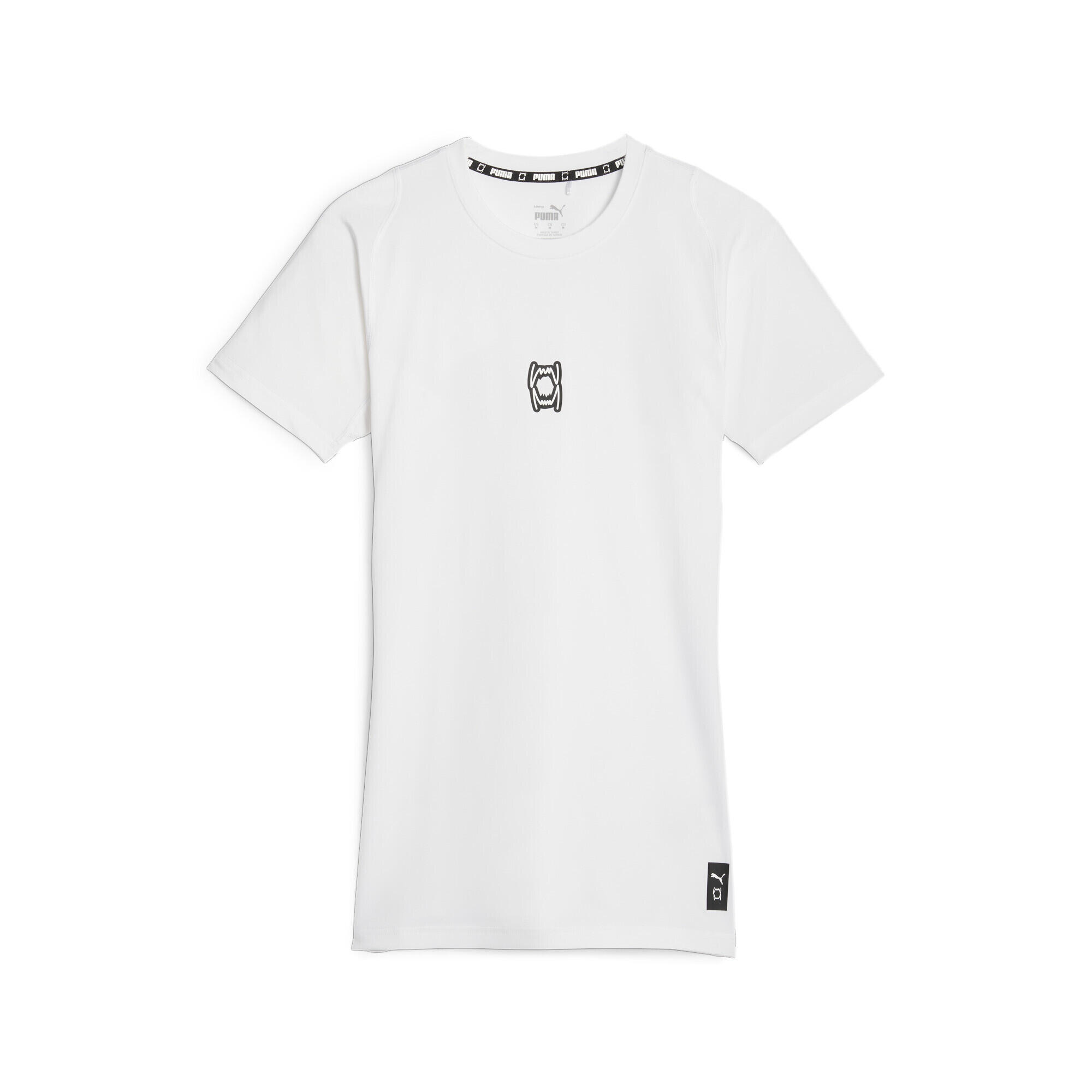 Męska koszulka koszykarska Hoops Team PUMA White