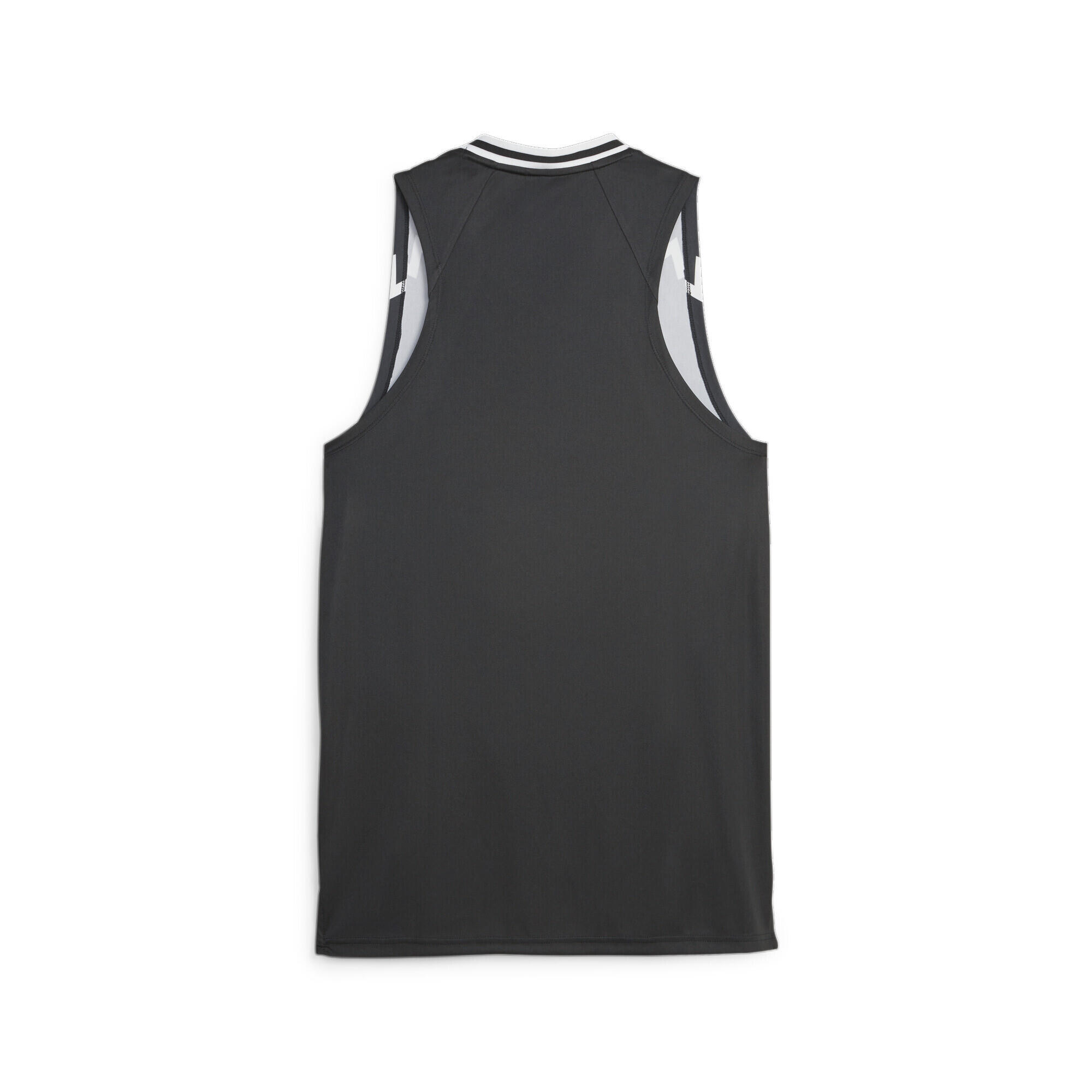 Hoops Team basketbalshirt voor heren PUMA Black 5/7