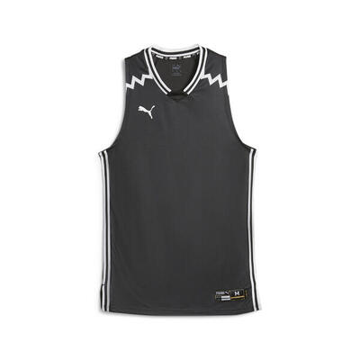 Hoops team basketbalshirt voor heren puma black