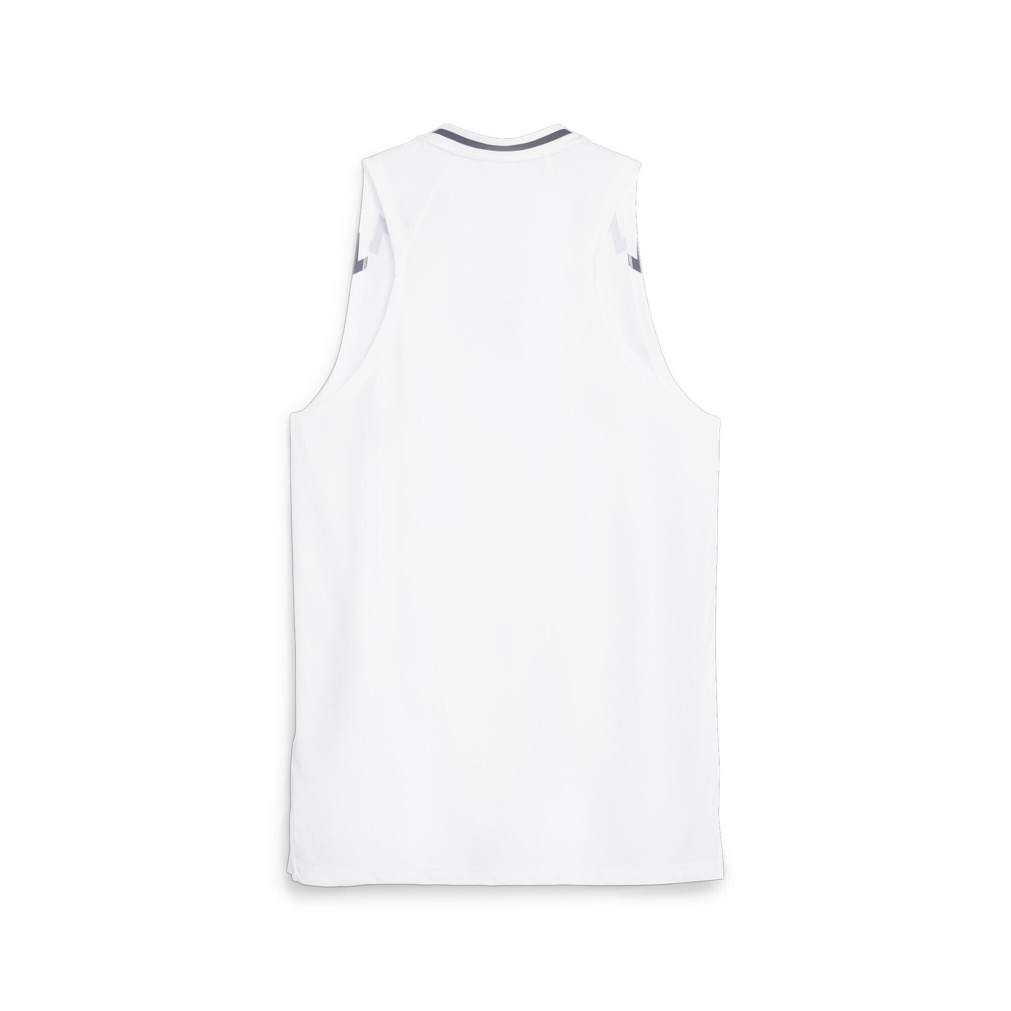 Maillot de basketball Hoops Team Homme PUMA White 5/7