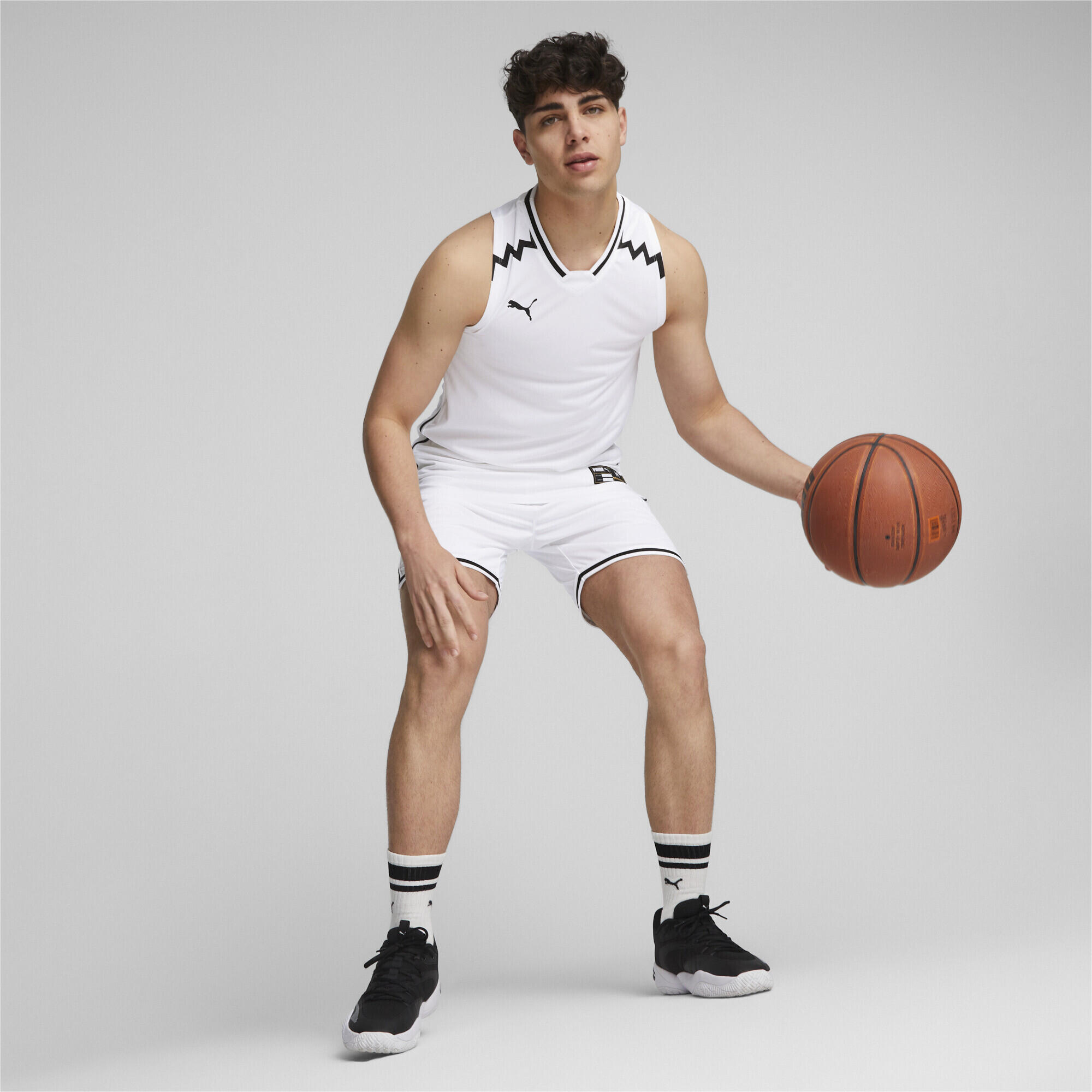 Maillot de basketball Hoops Team Homme PUMA White 3/7