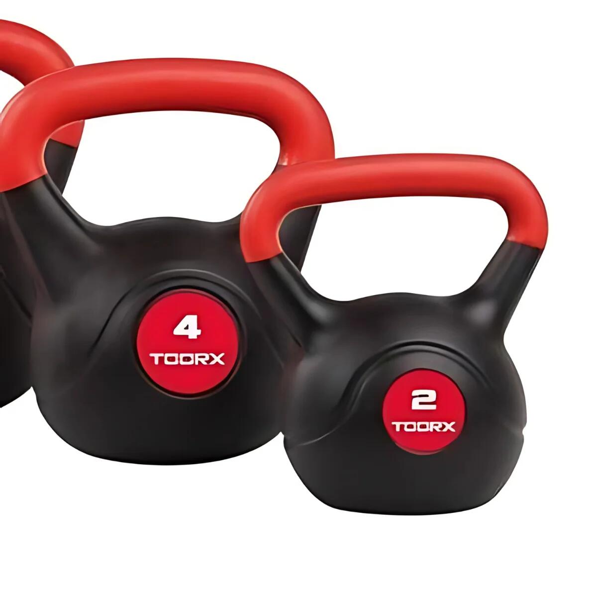 Kettlebell - PVC - Nero Rosso - Unisex - Al pezzo 2/5