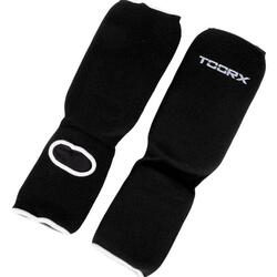 Protège-tibias avec protège-pieds - stretch - Taille L