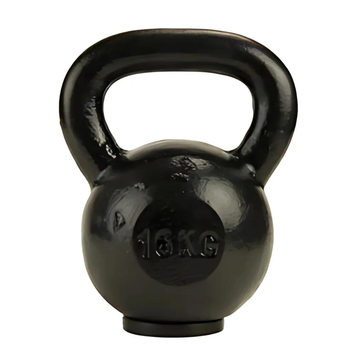 Kettlebell en fonte - avec base en caoutchouc - 4 kg 3/3