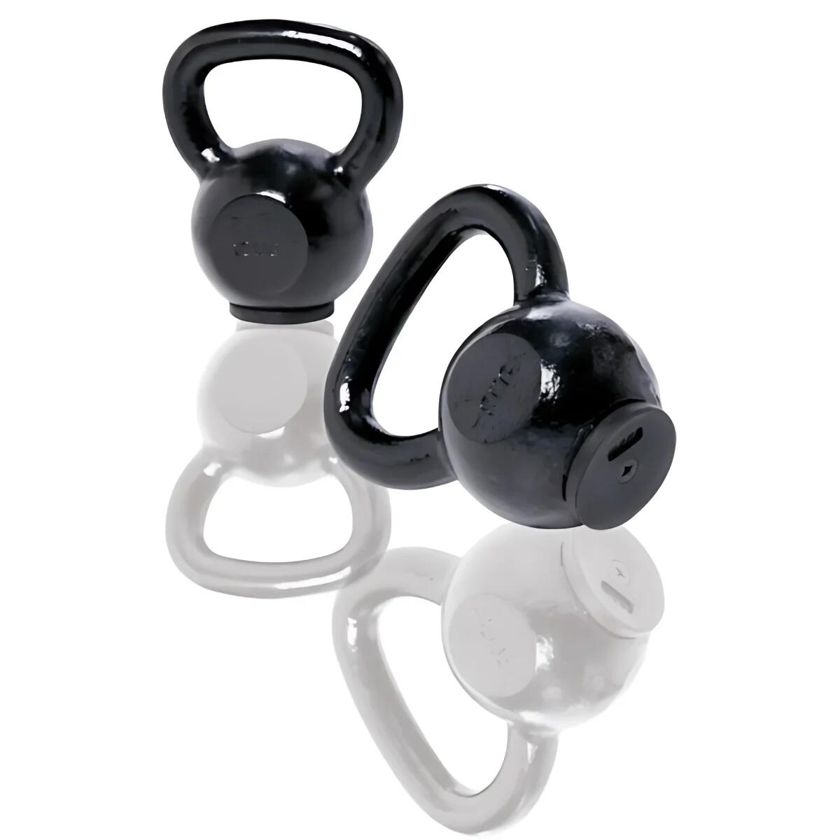 Kettlebell en fonte - avec base en caoutchouc - 4 kg 2/3