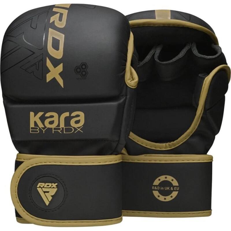 Rękawice do MMA RDX GSR-F6 Czarno/Złote S/M