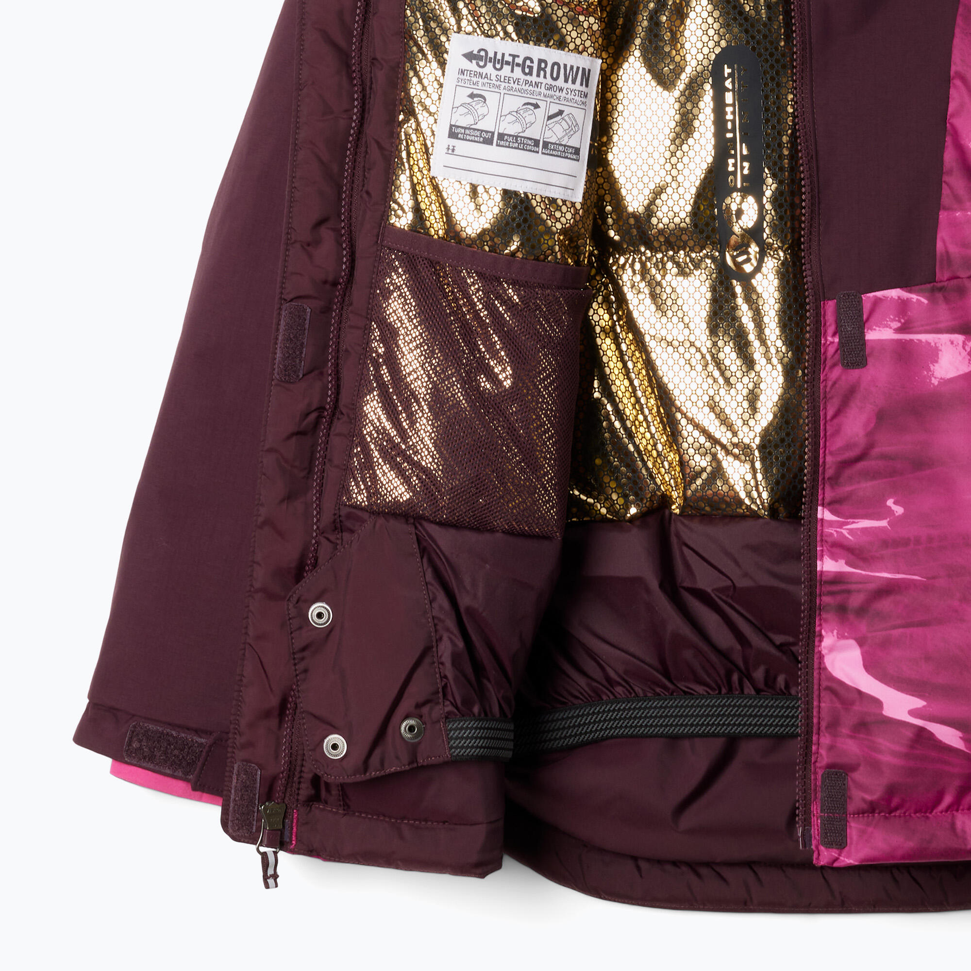 Veste de ski Columbia Mighty Mogul III Print pour enfant 3/4